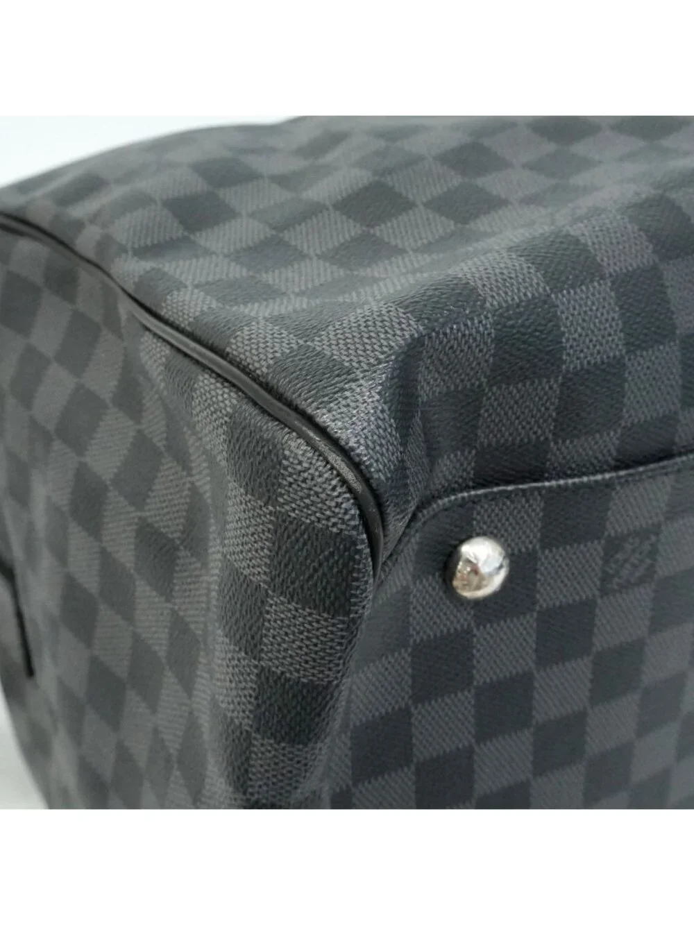 Louis Vuitton Boston Bag Damier Graphite Roadster 50 Black